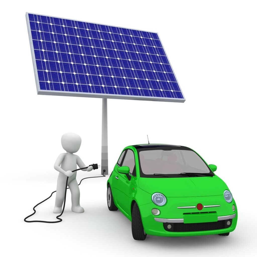 charge electric car with solar panels, types of ev in the uk, pros and cons to charge your electric car with solar panels