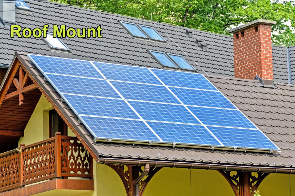 Solar Panel Mounting Systems, all types of solar panel mounts, on roof mount, solar mounting components