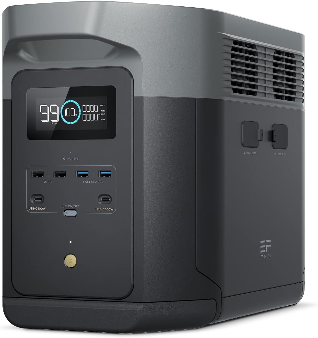 EF ECOFLOW Portable Power Station DELTA 2 Max: Fast Charging and Durability