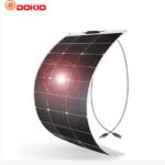 DOKIO 100 W 18 V Flexible Solar Panel: A Flexible and Portable Solution